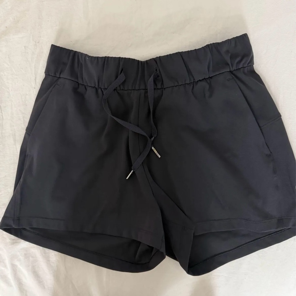Lululemon Athletica Black Athletic Shorts with Elastic Waistband